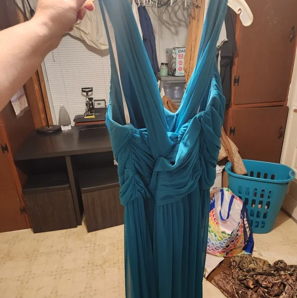 Blue braidmaids dress - Picture 2 of 2